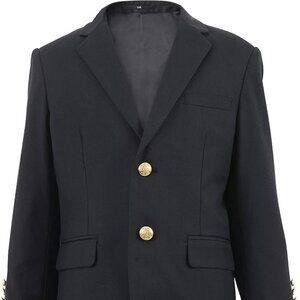 Alona Boys Formal Blazer Suits Jacket Outfit Dress Solid Color Black 8